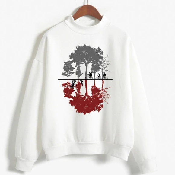 Stranger Things Hooded Mens Hoodies Sweatshirts - Picture 2 of 2